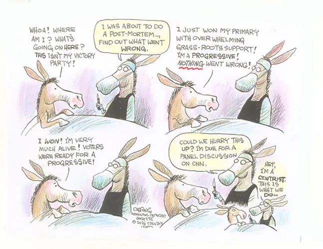 Editorial cartoon for Aug. 12, 2026